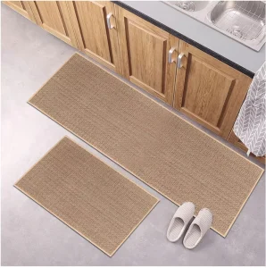 Anti Skid Washable Waterproof Stain-resistant Absorbent Custom Area Kitchen Runner Rug Anti Fatigue Floor Mat for Decorative