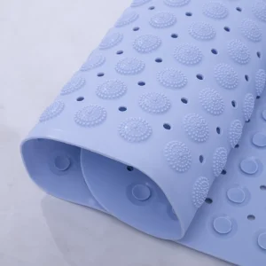Anti Slip Bath Mat with Massaging Foot Massage Suction Cups for Anti Drop Protection