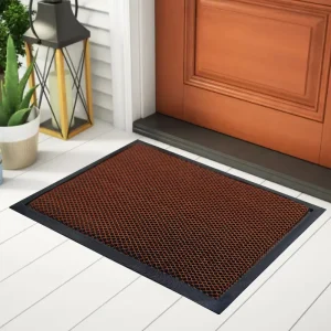 Anti Slip Dirt Resistant PVC Backing Modern Novelty Antibacterial Eco Friendly Machine Washable Entrance Door Mat