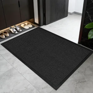 Anti Slip Door Mat with Elastic Mesh Washable Modern Style for Entry Door Use