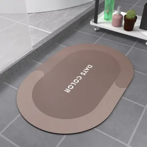 Anti Slip Fast Drying Bath Mat Absorbs Floor Door for Bathing Room and Kitchen Supply