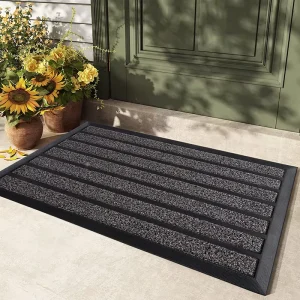 Anti Slip Home Indoor Outdoor Floor Mat Entrance Tapis De Porte Rubber Backing Door Mats