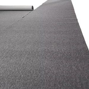 Anti Slip Loop Anti Dirt Grey Wall to Wall Carpet PP for Office Bedroom Dining Room Mall Rental Housing Wear Resistant for Home