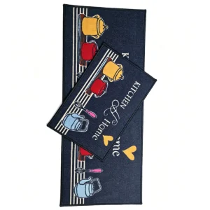 Anti Slip Modern Outdoor Balcony Door Mat Non Slip Entrance Rug Polyester Floor Carpet for Home or Hotel Washable