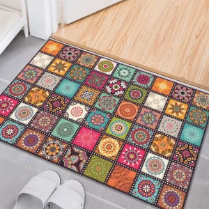 Anti Slip Smooth Cushioned Entrance Doormat Custom Home Decorative Doormat with Comfortable Feel