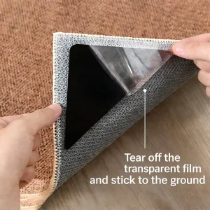 Anti Slip Soft Die Cut Carpet Pad Non Skid Rug Underlay Strong Grip Protector for Hardwood Tile Floors Keep Rugs Place