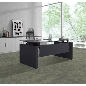 Anti-Slip Water Resistant Office Floor Carpet Tiles Blended Yarn Backing PVC Anti-static Eco-Friendly Commercial Carpet Tile