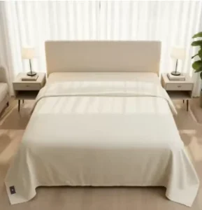 Anti Static Eco friendly Grade a Grounding Flat Sheet King Size Silver Fiber Cotton Grounding Cord for Healthy Sleep