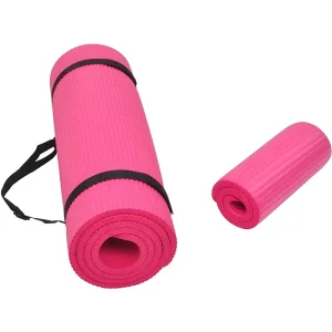 Anti Tear Extra Thick Exercise Yoga Mat All Purpose 1 4 Inch High Density Anti Tear Exercise Yoga Mat with Carrying Strap