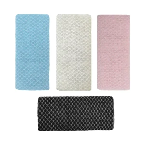 Anti bacteria Bamboo Charcoal Exfoliating Washcloth Japanese Bath Scrubber for Men Body Wash Towel Back Cleaning Shower Cloth