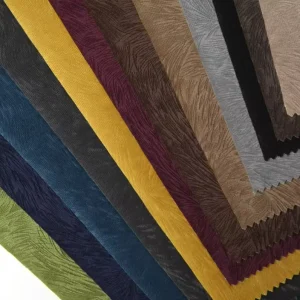 Anti scratch Faux Suede Flock Fabric 100 Polyester Sofa Upholstery Fabric for Furniture Home Decoration