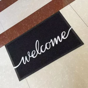 Anti skidding Pvc Rubber Custom Design Vinyl Loop Door Mat for Outdoor