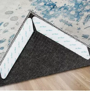 Anti slip Double Sided Self Adhesive Carpet Floor Mat Pad Tape Anti Slip Rug Gripper for Carpet