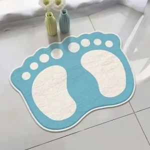 Anti slip Entrance Door Mat Water Absorbent Dirt Trapping Front Doormat for Home Entryway