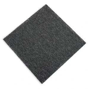Anti-slip Fireproof Nylon Commercial Square Flooring Hotel 50x50cm Modern PVC Interlocking Office Grey Carpet Tile