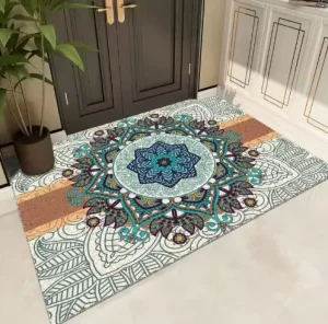 Anti slip Indoor Entrance Carpet Door Mat Elastic Dirt resistant Polypropylene Polyester Wool Nylon 10-12mm Thick Floor Mat