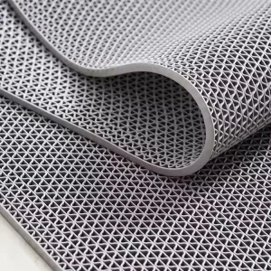 Anti slip PVC S Mat Rolls 5mm 6mm Thickness Floor Door Mat ZIG ZAG Outdoor Entrance Bathroom Carpet