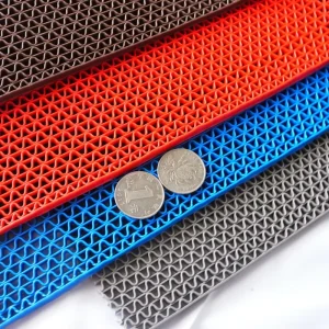Anti-slip PVC S Mat Rolls 5mm 6mm Thickness Floor Door Mat ZIG-ZAG Outdoor Entrance Bathroom Carpet