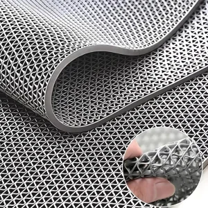 Anti slip PVC S Mat Zigzag Mat Waterproof Floor Mat for Swimming Pool Wet Areas With Strong Quality