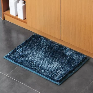 Anti slip Recycle Soft Washable Water Absorbent Bathroom Rug Bath Mats