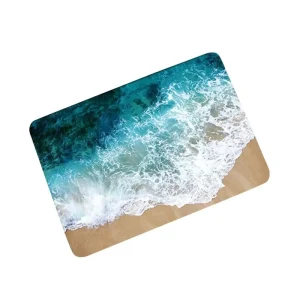 Anti slip Soft Doormat Flannel Door Mat Kitchen Floor Rug