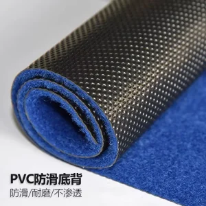 Anti slip Waterproof Runner Rubber Door Mat Carpet with PVC TPR Backing