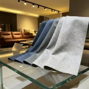 Anti stain Technology 100% Polyester Velvet Nubuck Bronzed Upholstery Fabric for Sofa and Car Upholstery