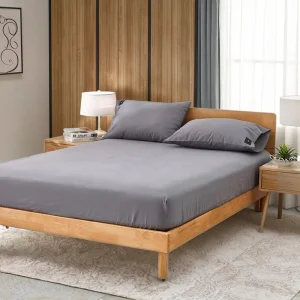 Anti-static Grounding Therapy 10% Silver Fiber 90% Organic Cotton Grounding Bedding Earthing Fitted Sheet