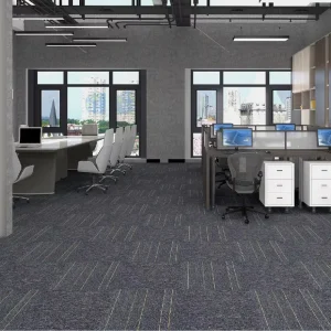 Anti-static with Large Size Cut Pile Cushioned Thick Carpet Tiles for Home Flooring