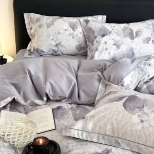 Antibacterial Star Hotel Premium Waterproof Floral Duvet Cover Set 300TC Cotton OEKO TEX Certified Modern Custom Color All