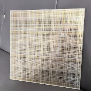 Architectural Renovation Panel Industrial Curtain Wall Decorative Woven Wire Mesh Fabric Laminated Glass Fire Resistant Durable