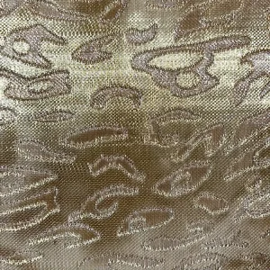 Architectural Special Pattern Copper Mesh Laminated Glass Woven Fabric for Interior Spaces