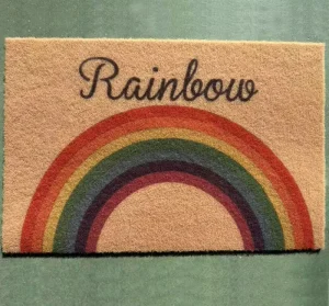 Artificial Coir Door Mat Customized Design Printed PVC Made Backed Coir Mats