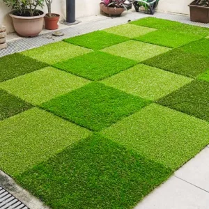 Artificial Grass Turf Eco Friendly Backyard & Indoor Landscaping Grass Carpet Weather Resistance Excellent Durability