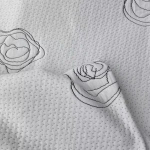 Artistic Line Rose Simplicity 100% Polyester Knitted Jacquard Home Textile Mattress Cover Fabric 400g