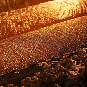 Artistic Metal Textile for Luxury Hotel Lobby Wall Decoration