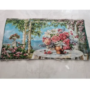 Aubusson Tapestry Wall Hangings for Home Decor Antique Tapestry Wall Hanging 31×63 Inch Chinese Woven Jacquard OEM Floral WK