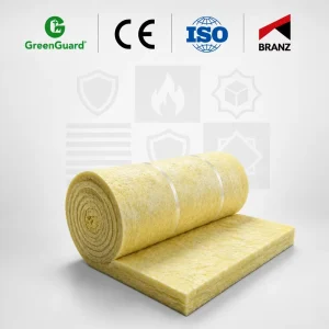 Australia Standard Glass Wool Roll R1.8 75mm Fiberglass Insulation Blanket Fire Resistant Thermal Insulation Material