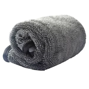 Auto Detailing Cloth Single Sided Twisted Loop Drying Towel Ultra Absorbent Lint Free Streak Free Non Abrasive Car Wash Towel