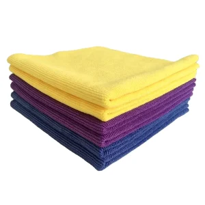 Auto Detailing Towel Car Wash Microfiber Towel 350gsm Edgeless Premium Pearl Weave Microfiber Towel 40*40cm