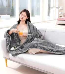 Auto Off Wrap Heated Throw Blanket Washable Body Pain Relief Shawl Blanket ETL Electric Heated Blanket