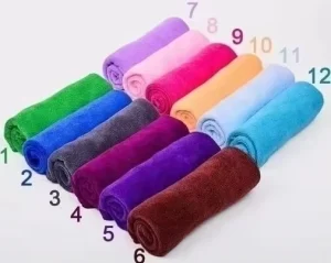 Auto Premium All Purpose Microfiber Knitted Square Car Wash Towel Quick Dry Soft Eco Friendly Cleaning Cloth Buffing Detailing