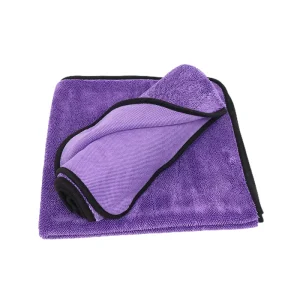 Auto Single Side Twisted Loop Microfiber Towel Super Water Absorption Car Cleaning Towel Auto Detailing Drying Towel