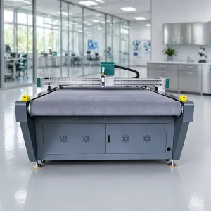 Automatic CNC Oscillating Knife Leather Cutting Machine for Car Seat Sofa and Bag Production