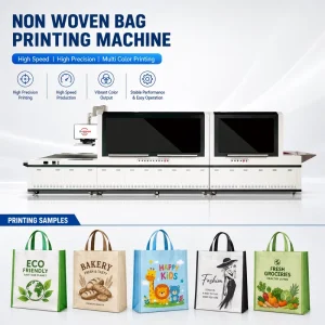 Automatic Carry Bag Printer High Speed Digital Printing Equipment for Custom Packaging Manufacturing Industry Application
