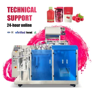 Automatic Doypack Machine for Juice Milk Yogurt Liquid Food Packaging Premade Pouch Filling Sealing China Supplier