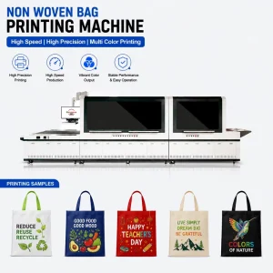 Automatic Gift Bag Printer Digital Inkjet Printing Machine for Luxury Packaging Branding Manufacturing Industry