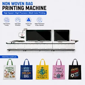 Automatic Laminated Non Woven Bag Printer High Resolution Digital Printing Equipment for Packaging Manufacturing Industry