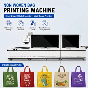 Automatic Non Woven Bag Printer UV Inkjet Printing Machine for Shopping Tote Carry Packaging Branding Manufacturing Industry