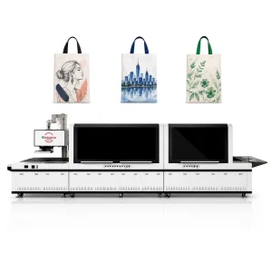 Automatic Non Woven Tote Bag Printer Shopping Industry Fabric High Speed UV Inkjet CE ISO Certified Export Machine Supplier